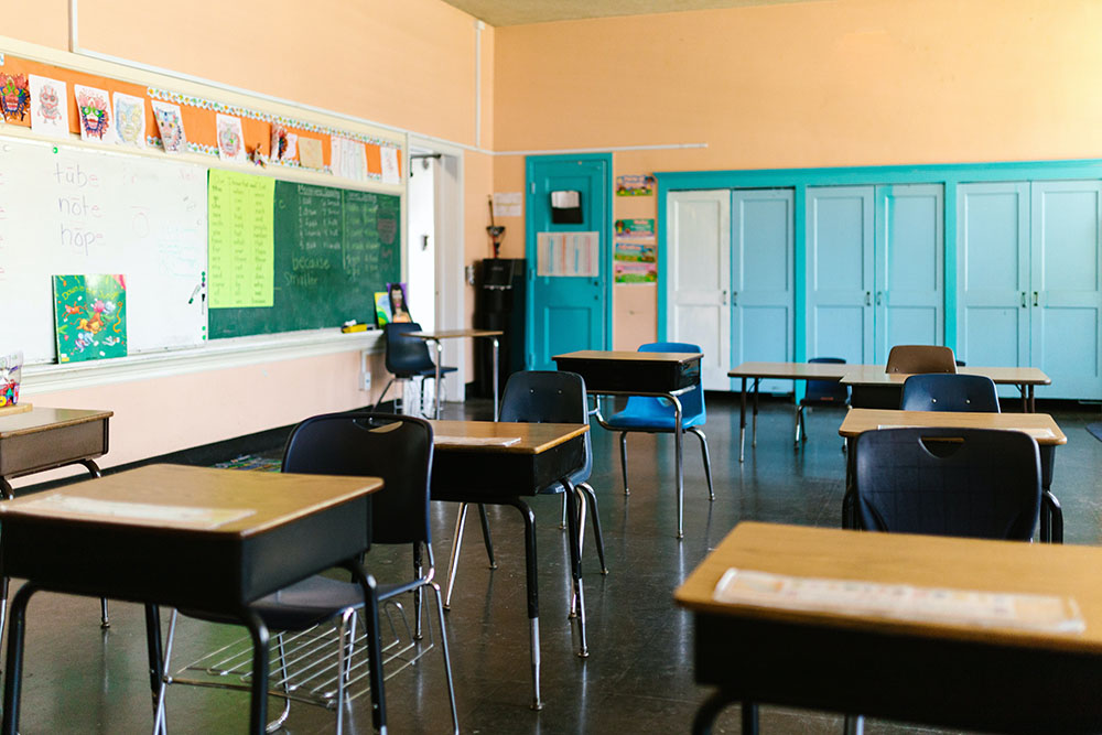 primary school classroom